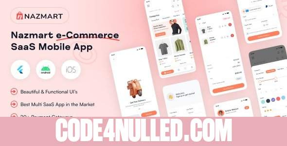 NazMart v1.0.2 - Tenant Shop Flutter Mobile App