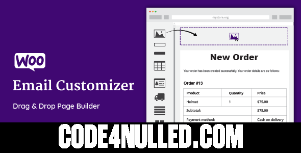 WooCommerce Email Customizer with Drag and Drop v1.4.35