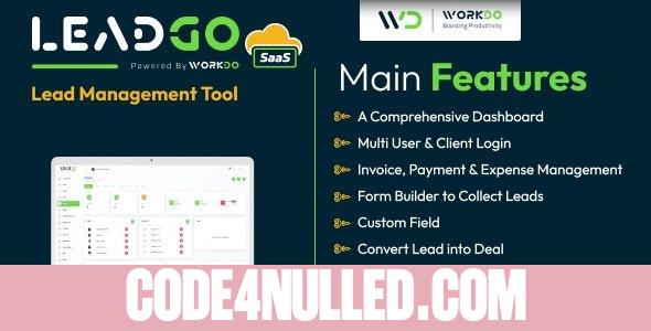 LeadGo SaaS v5.2 - Lead Management Tool - nulled