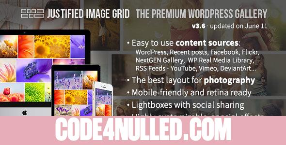 Justified Image Grid v3.9.1 - Premium WordPress Gallery