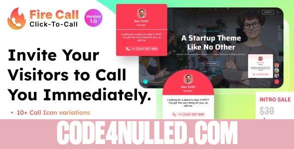 Fire Call v1.0 - WordPress Click-To-Call Button Plugin