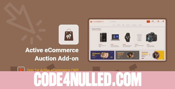 Active eCommerce Auction Add-on v1.8