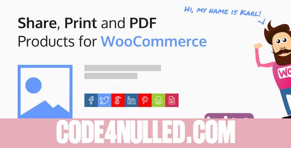 Share, Print and PDF Products for WooCommerce v2.2.1
