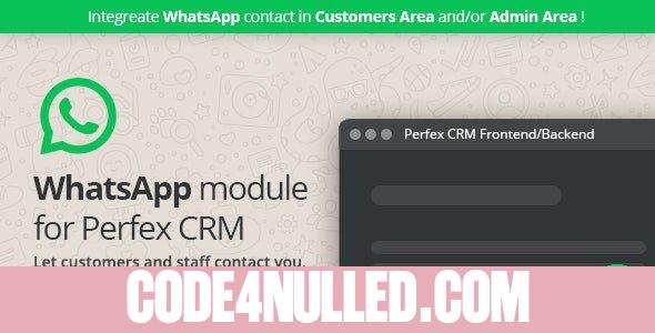 WhatsApp module for Perfex CRM v1.0