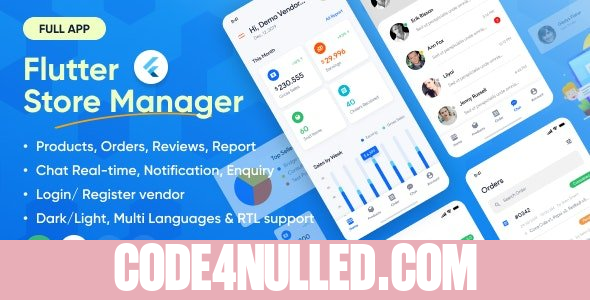 Flutter Store Manager v1.6.0 - App For Vendors Wordpress & Woocommerce