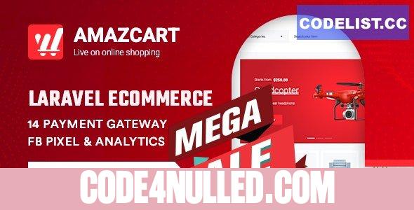 AmazCart v1.3.1 - Laravel Ecommerce System CMS - nulled