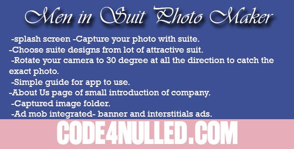 Men In Suit Photo Maker