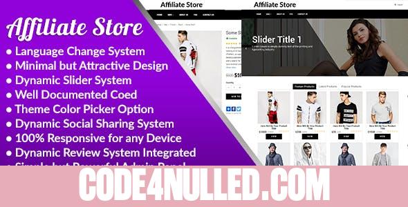 Affiliate Store v1.0 - Responsive Affiliate Store Management System - nulled