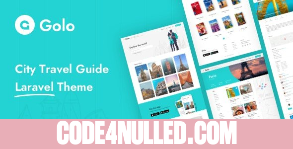 Golo v1.1.3 - City Travel Guide Laravel Theme