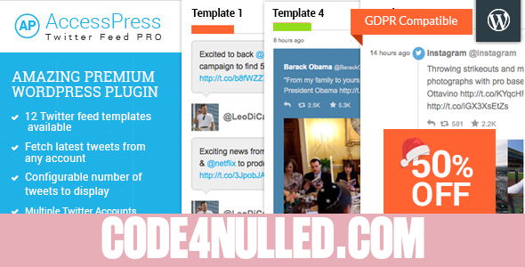 AccessPress Twitter Feed Pro v1.1.6