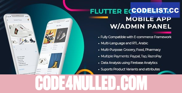 Foodies v1.0 - Flutter Universal Full Mobile App for iOS