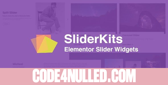 SliderKits v1.0.0 - Advanced Elementor Slider Widgets Plugin