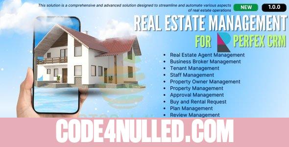 Real Estate Management module for Perfex CRM v1.0.0