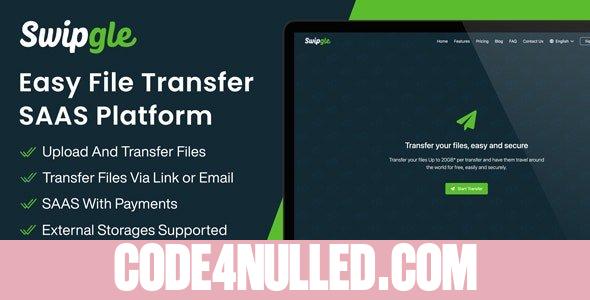 Swipgle v2.5 - Easy File Transfer (SAAS)