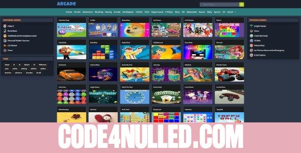 Mobile Responsive Arcade Site Script v1.6.0