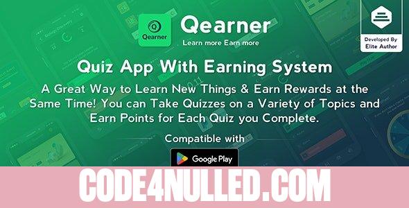 Qearner v2.0.3 – Quiz App | Android Quiz game with Earning System + Admin panel - nulled