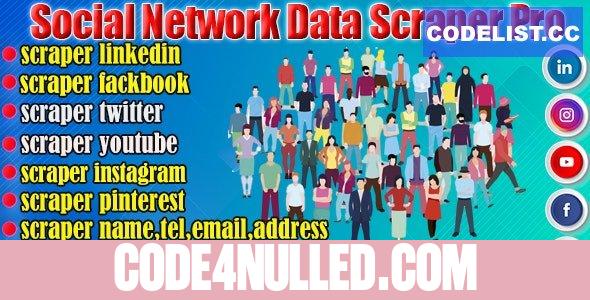 Social Network Data Scraper Pro v7.0.1