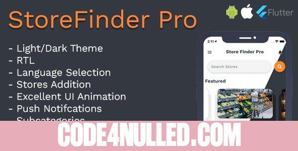 StoreFinder Pro Full App Flutter v1.0
