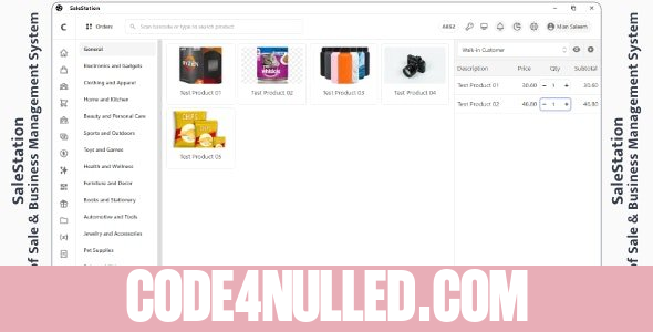 SaleStation v1.0 - Point of Sale & Business Management System