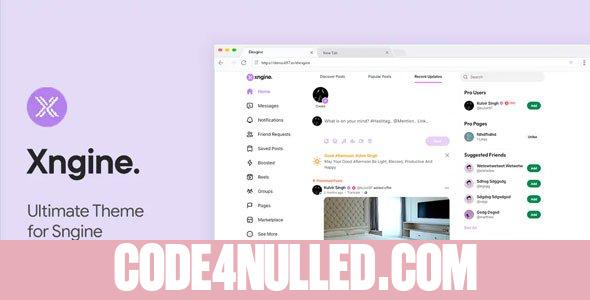 Xngine v1.2.1 - The Ultimate Sngine Theme