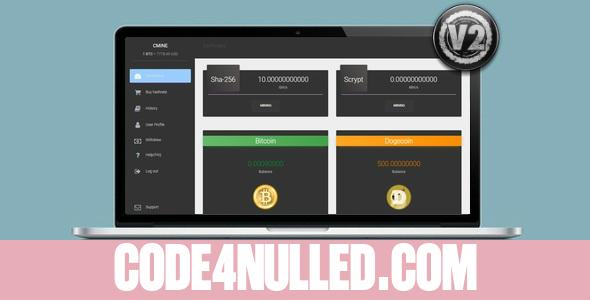 Bitcoin, Dogecoin Cloud Mining - Php Script