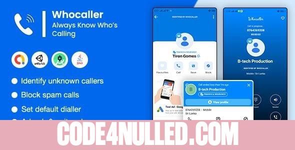 Whocaller Caller v1.0 - ID & Spam Blocker