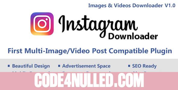 Instagram Video/Image Downloader with Ajax (Multi Content)