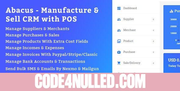 Abacus v3.0 - Manufacture & Sale CRM with POS
