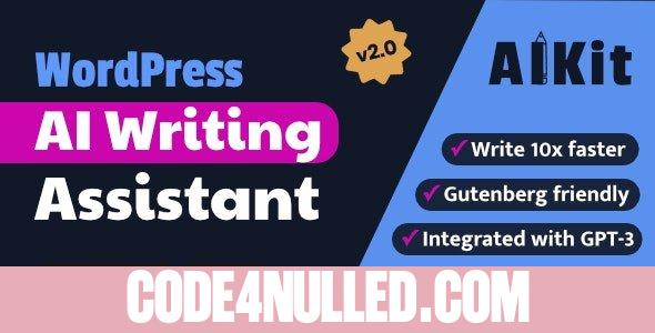 AIKit v2.0.4 - WordPress AI Writing Assistant Using GPT-3