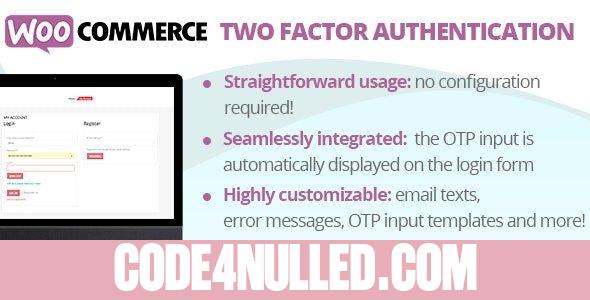 WooCommerce Two Factor Authentication v1.3