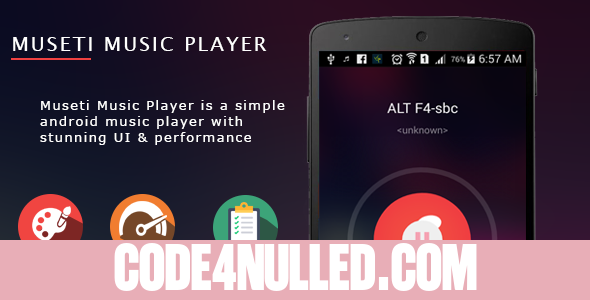Museti Music Player with admob