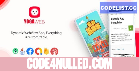 YOGAweb v2 - Android WebView Template