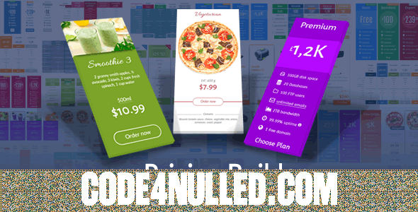 wpPricing Builder v1.5.0 - WordPress Responsive Pricing Tables