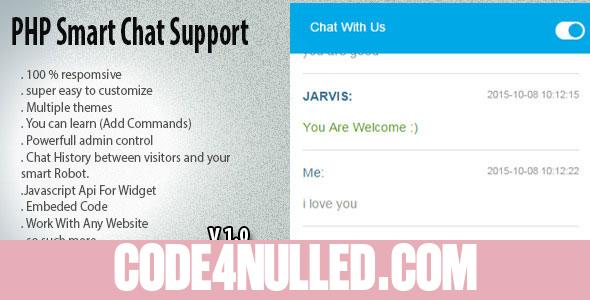 PHP Smart Robot Chat Support