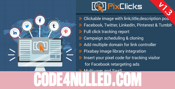 PixClicks v1.3 - Clickable Image Poster & Click Tracking