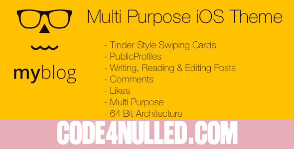 MyBlog Multi Purpose iOS Theme
