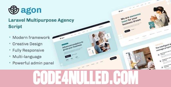 Agon v1.14.2 - Laravel Multipurpose Agency Script - nulled
