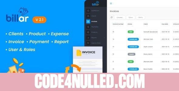 Billar v2.1 - Invoice Management System - nulled
