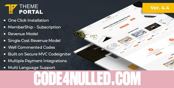 Theme Portal Marketplace v4.4 - Sell Digital Products ,Themes, Plugins ,Scripts - Multi Vendor