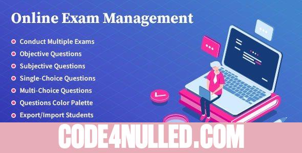 Online Exam Management v2.3 - Education & Results Management