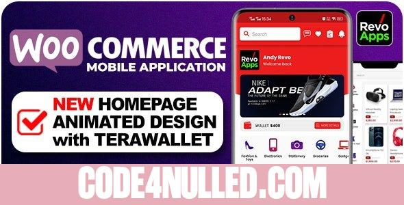 Revo Apps Woocommerce v4.2.0 - Flutter E-Commerce Full App Android iOS - nulled