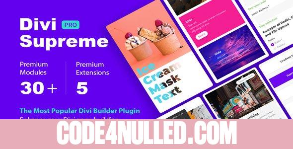 Divi Supreme Pro v4.8.2