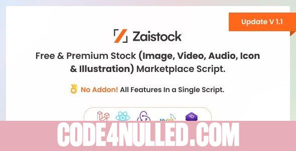 Zaistock v1.1 - Free & Premium Stock Photo, Video, Audio, Icon Illustration Script