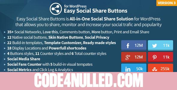 Easy Social Share Buttons for WordPress v3.2.5