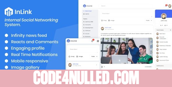 InLink v1.0 - Internal Social Networking System - nulled