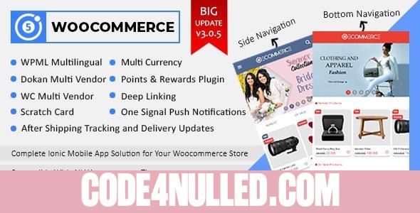 Ionic5 Woocommerce v3.0.6 - Ionic5/Angular8 Universal Full Mobile App for iOS & Android / Wordpress Plugins - nulled