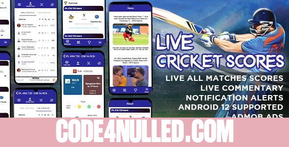 Live Cricket Score, Cricket Live Line Commentary, IPL Scores, Live ball by ball commentary v1.0.2