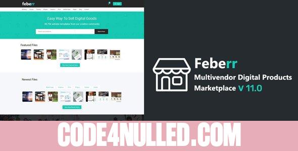 Feberr v11.0 - Multivendor Digital Products Marketplace
