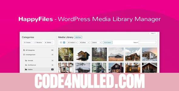 Happy Files Pro v1.7 - Organize Your WordPress Media Files