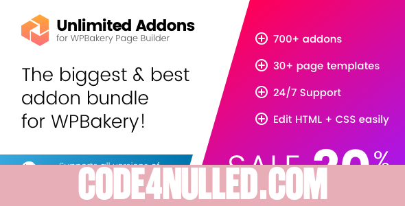 Unlimited Addons for WPBakery Page Builder v1.0.24